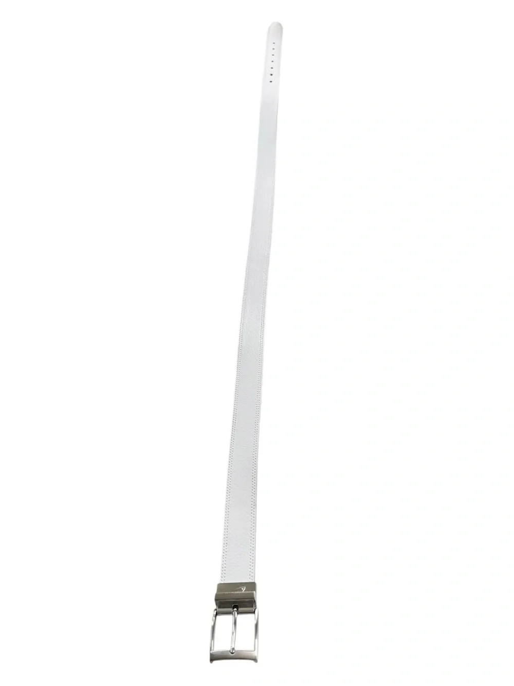 Nike Genuine Leather Reversible black and white mens brushed nickel belt | XL